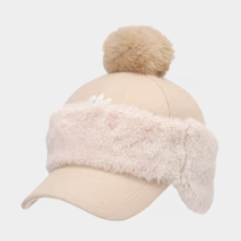 여성 울 워머 폼 세트 볼캡