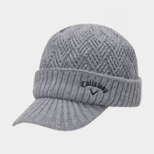 브림 남성 니트 비니