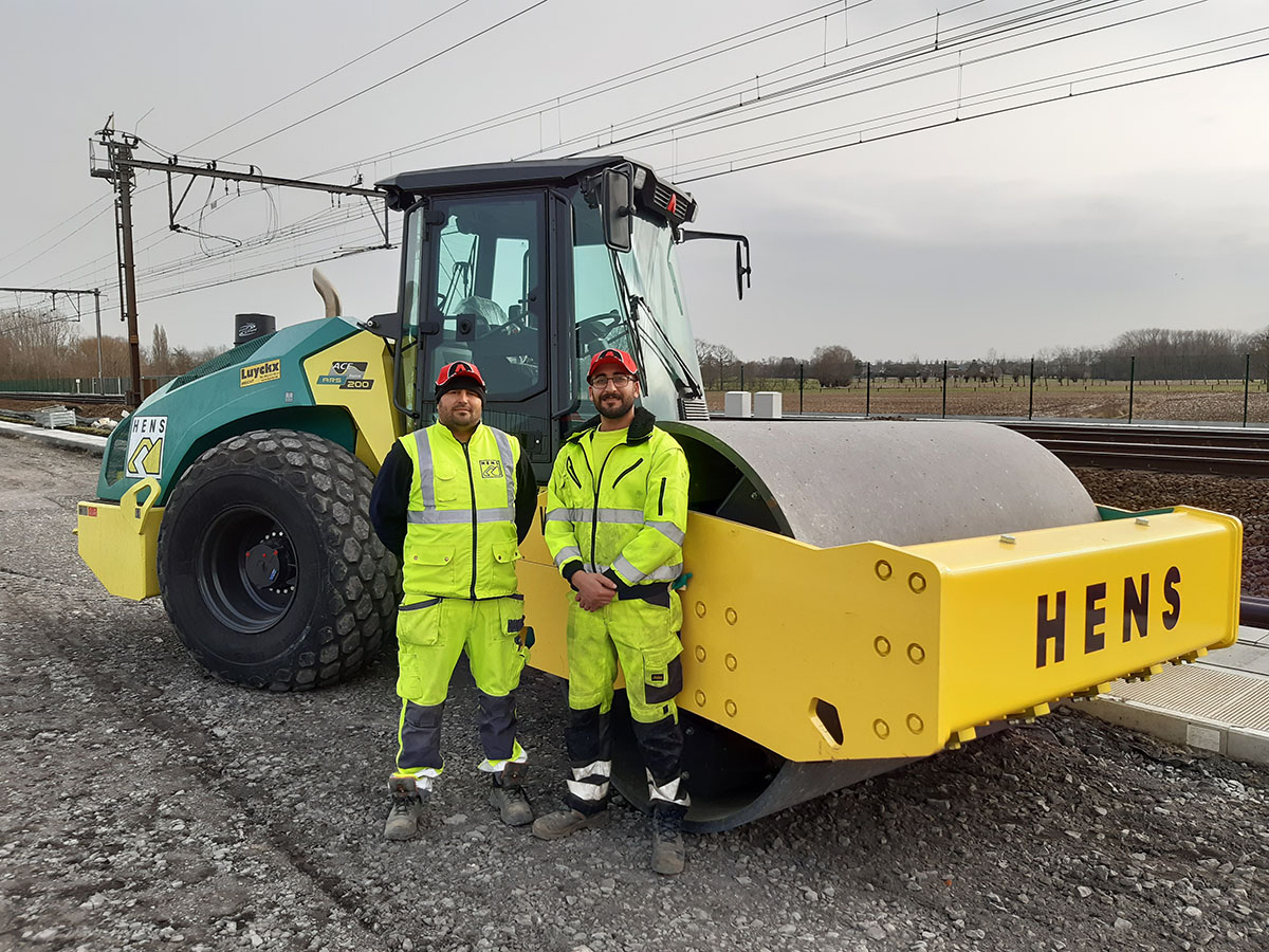 Ammann Compactors Lay Foundation for Rail Line Expansion
