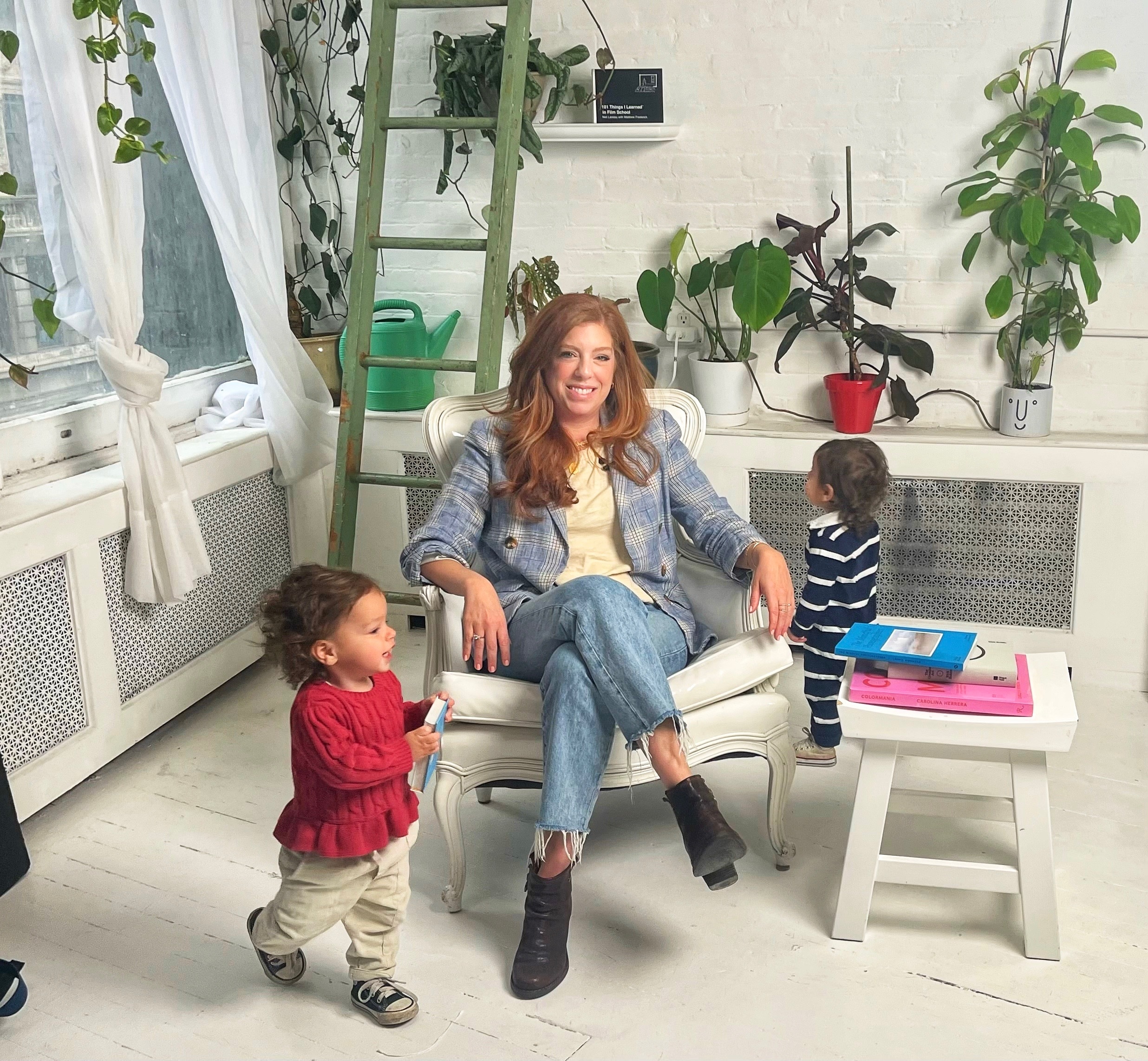 Teacher with kindergarten students